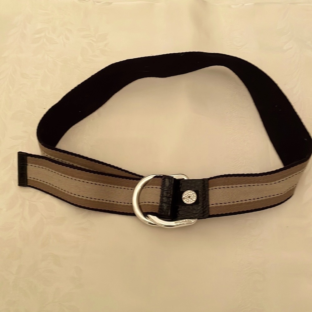 🎉3 for $30.🎉Michael Kors adjustable cloth belt, beige, brown, blk (OLCC)